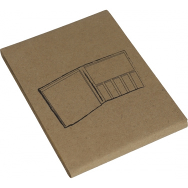 Logo trade promotional items picture of: Adhesive note pad BURLINGTON